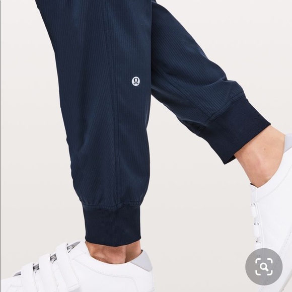 Brand New Lululemon Navy Nylon Joggers Pants! - Picture 2 of 8